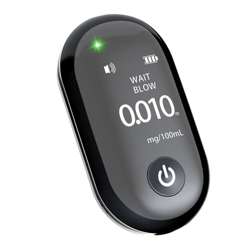 Digital Alcohol Breath Tester TFT HD Display Alcoholometer with LED Light Drunk Driving Analyzer for Personal & Professional Use