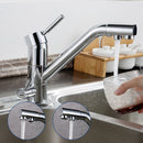 3 Way Swivel Faucet Osmosis System Kitchen Single-lever Sink Faucet 3 In 1 Mixer Tap One Hole For Cold Warm And Purified Water