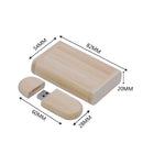 10pcs/Lot Custom Logo Wooden USB + Box USB Flash Drive Pendrive 4gb 8gb 16gb 32gb 64gb Memory Stick Photography Gift Pen Drive