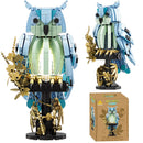 545PCS Cretive DESIGN Steam Owl Stump Lamp Building Blocks Punk Elements Mechanical Puzzle Assemble Model Brick Toy Kid For Gift
