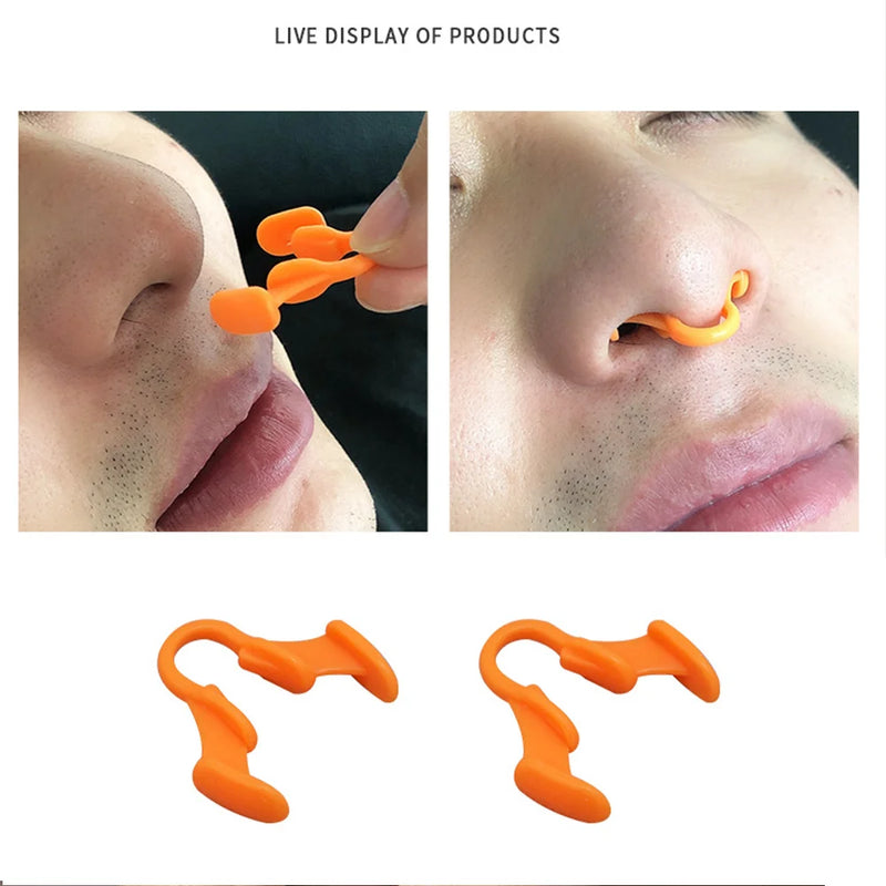 Anti Snore Nasal Dilator Stop Snoring Silicone Nose Clip Sport Easy Breath Nasal Clip Stop Snoring Aid Device Improve Sleeping