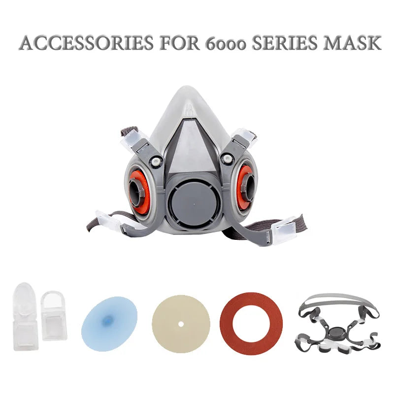 6200 Mask Accessories 6281 Head Belt Buckle 6893 Inhale Valves 6895 Gasket 6889 Replace For 6200/7502/6800 Respirator