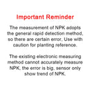 Measuring and Logging Soil Moisture Temperature Humidity EC PH NPK Sensor with HMI touch screen