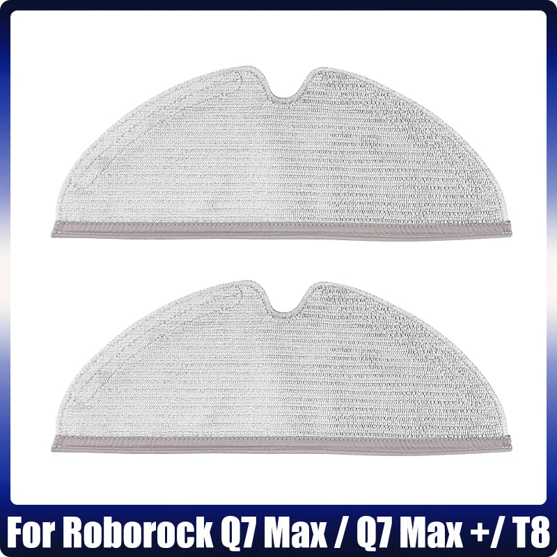 Washable Mop Cloth Accessories For Xiaomi Roborock T8 / Q7 Max / Max+ Robot Vacuum Cleaner Replacement Mop Rag Kit Spare Parts