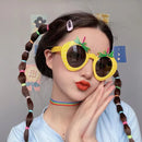 Strawberry Glasses Picnic Party Photo Decorations Funny Birthday Summer Party Supplies Adult Kids Party Dress Up Toys