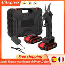 800W Cordless Electric Pruning Shears Electric Pruner Garden Scissors Tools Secateur 21V Rechargeable Battery Pruning Shears