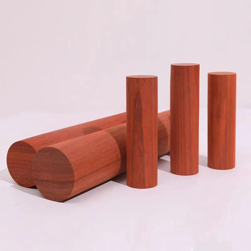 African Red Rosewood Mahogany Round Rod Hard Solid Wood DIY Handicraft Materials