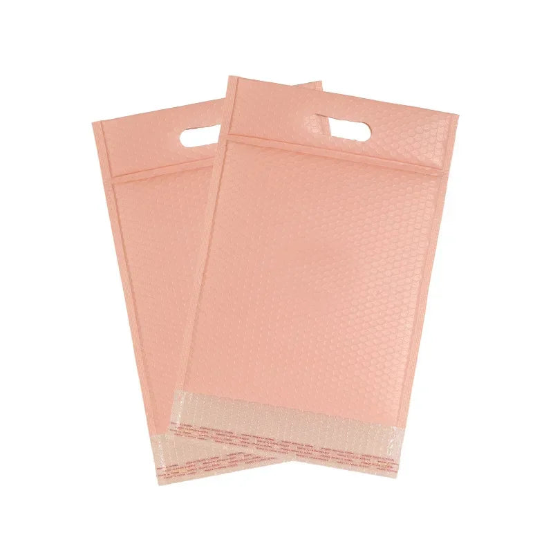 Bubble Mailer Quakeproof Pink Envelopes Padded Mailing Poly Mailer for Gift Packaging Self Seal Shipping Bag Padding Pink