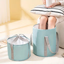 Travel Camping Foldable Basin Washbasin Bucket Bathroom Folding Basin Foot Bath Sink Foot Soak Bag Folding Foot Bath Bucket