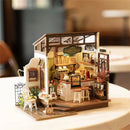 Robotime Rolife NO.17 Cafe 3D Puzzle DIY Miniature Dollhouse Kit Crafts Hobbies Amazing Gift for Women Children DG162