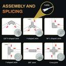 Garage Light Hexagon Led Lights Lamp Highly Efficient Honeycomb LED Light Customized for Barber Ceiling Lighting Workshop