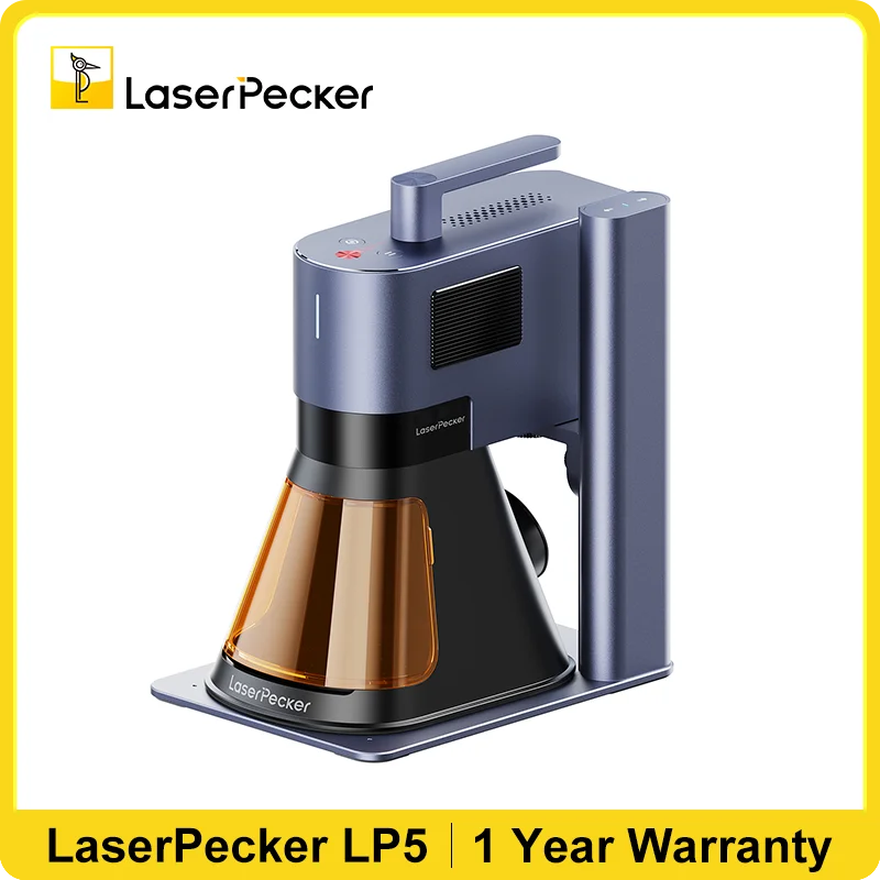 LaserPecker MINI Portable Laser Engraver CNC Dual Laser Multifunction Fiber Engraver With 20W 8K Bluetooth 5.0 LP5