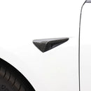 For Tesla Model Y 3 X S White ABS Side camera protection cover 2PCS