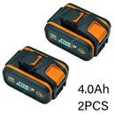 For Worx 20V 8000mAh Lithium battery Rechargeable WA3551 WA3553 WA3553.1 WA3570 for All WORX Electric and Garden Tools