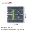 City Street View Road BasePlate Building Blocks 32*32 Dots Blocks DIY Toys Parking Lot Football Basketball Court Mini Bricks