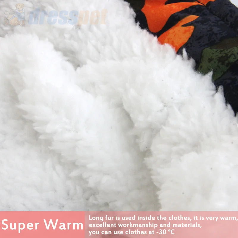 Winter Super Warm Dog Clothes Pet Coat Waterproof Small Medium Dogs Clothing For French Bulldog Reflective Pets Down Jackets