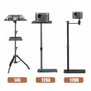 145cm Projector Tripod Stand Laptop Tripod Adjustable Height 23 to 63" Standing Desk Outdoor Computer Desk Stand for Studio