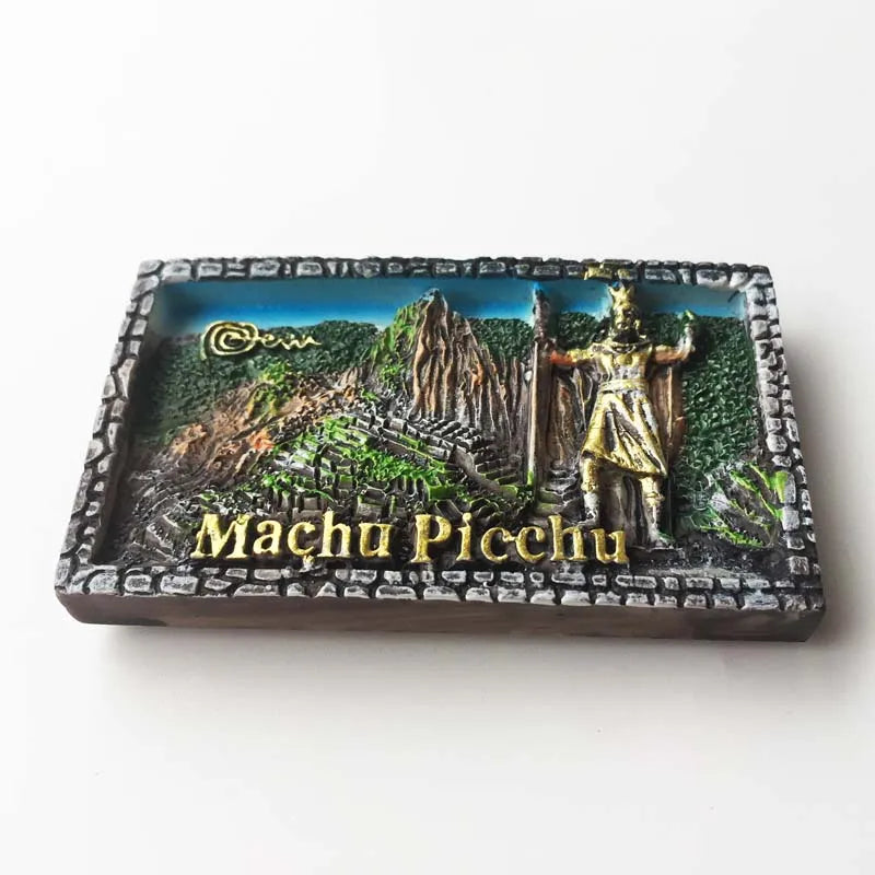 North America Peru Machu picchu Fridge Magnets Tourism Souvenir Refrigerator Magnetic Sticker Collection Handicraft Gift