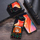 Phone Case For Samsung Z Flip 6 5 4 3 Galaxy ZFlip6 5G Flip5 Flip4 Christmas Potters Harries Black Hard Camera Protective Cove