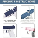 Children Water Storage Gun Pistol Shooting Toy Automatic Summer Outdoor Play Water Sports Beach Toys For Kids Boys Girls Adults