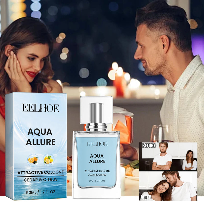 EELHOE Captivating Fragrance - Cupid Charm Toilette for Men and Women Ocean-Scented Perfume and Pheromone Cologne 1.7 OZ