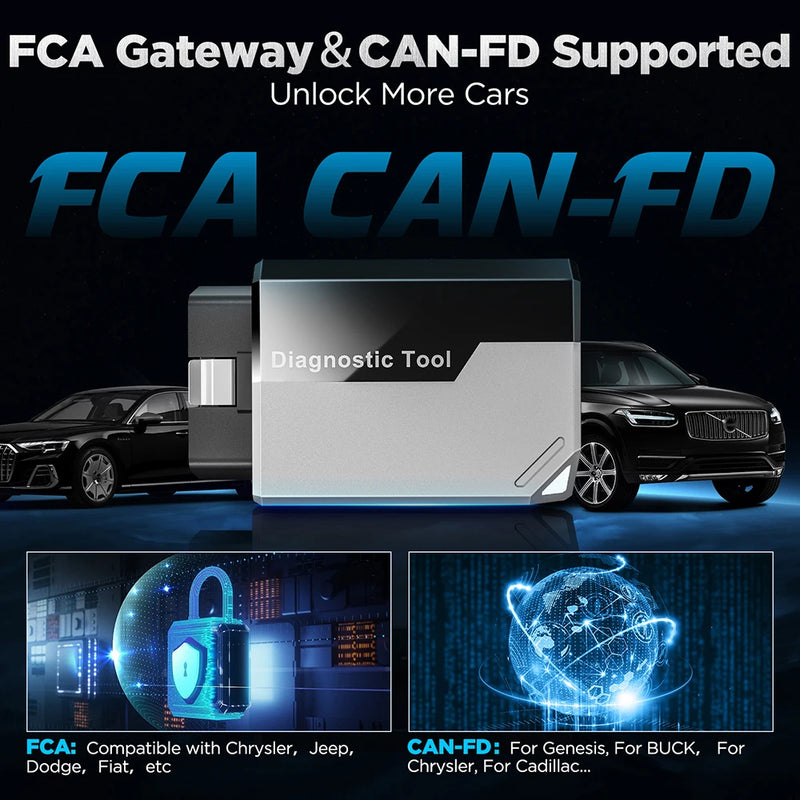 [2025 NEW] KINGBOLEN Ediag Elite Bi-Directional Scanner with Lifetime free update &15 Resets Car Diagnostic Tool pk Thinkdiag