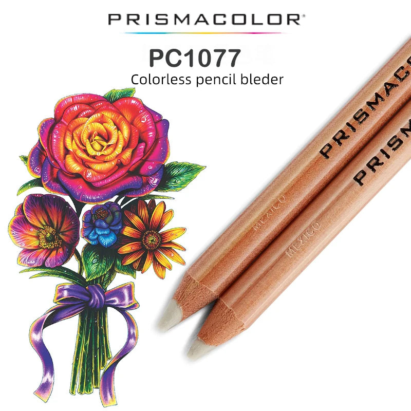 2pcs Prismacolor Premier Colorless Blender Pencil PC1077 Perfect For Blending And Softening Edges Of Colored Pencil Artwork