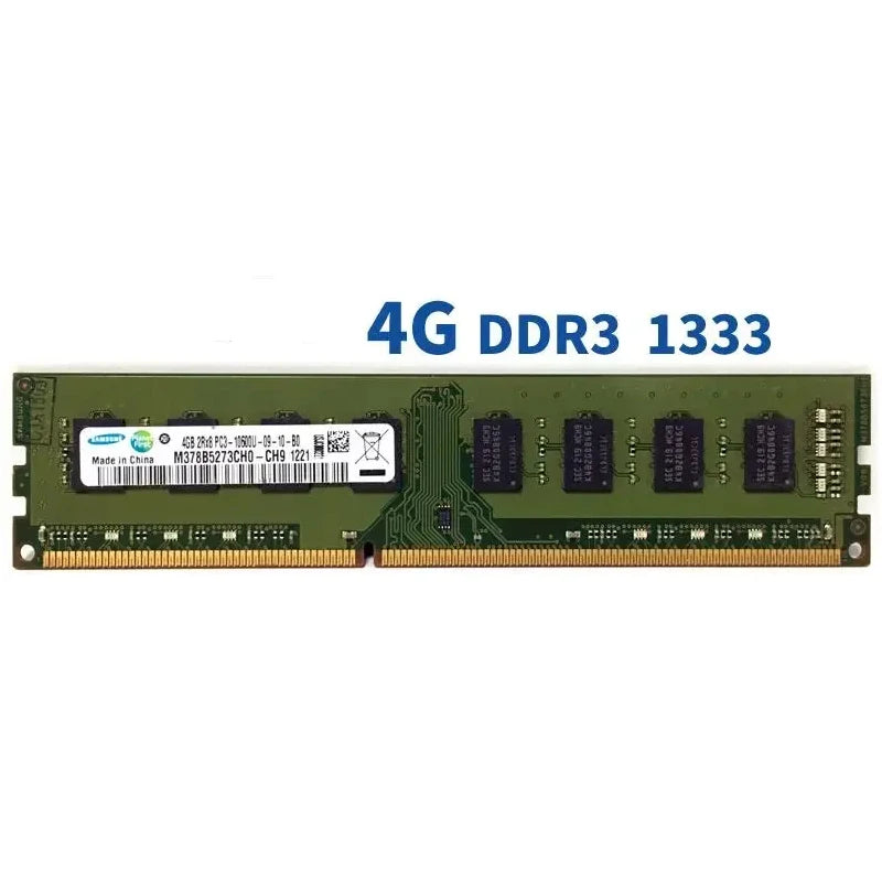 1/2PCS SAMSUNG DDR3 DIMM Ram 4GB 2GB 1600MHz 1333MHz 1066MHz Desktop Memory 240Pin DIMM 1.5V PC3 RAM Memoria