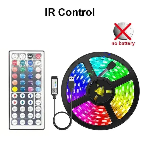 Led 10M Usb Light Strips 5050 Luses Led Rgb Tape Children Gaming Room Decoration 15M Tv Backlight 5M Led Wall Room Chain Lights