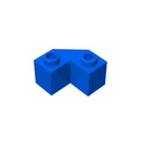 Gobricks 10PCS Building Blocks 2x2 Brick 45 degrees compatible with 87620 Ｃhildren's  toys Assembles Small Particle Parts Brick