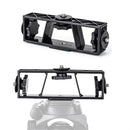 3-Position Stand Clip Bracket Holder Mobile Phone Clamp Tripod 1/4" Mount for Smartphones Mic Fill Lights Live Broadcast