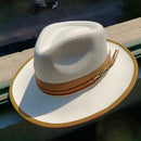 wool cowboy hats men hat felt male fedora with knot  felt hat for summer jazz disco hat for men black fedora hat  wool  hat