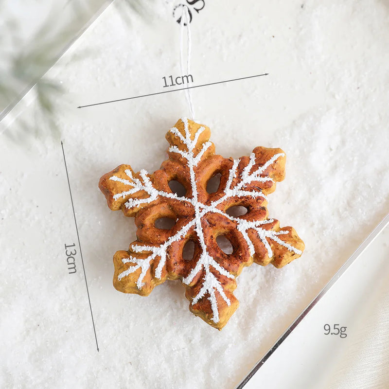 Foam Ball Snowflake Christmas Tree Pendant Christmas Ball Gingerbread Man Pendant Christmas Pendant Diy Christmas Ornament