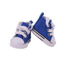 5Cm Doll Canvas Shoes Lace-up High-top Sneaker For 14inch Wellie Wisher Doll Toy 1/6 Bjd Paola 20Cm K-pop Cotton Doll Clothes