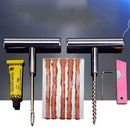 Car Tire Repair Kit Motorcycle Bike Tyre Puncture Repair Kit Emergency Heavy Duty Tubeless Plug Set Professional Portable