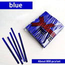 8/10cm Multicolor Wire Metallic Twist Ties For Party Candy Bag Packaging Cello Bags Ligation Lollipop Dessert Sealing Twist Tie