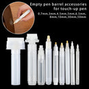 3mm 5mm 6.5mm 8mm 10mm Empty Pen Rod For Graffiti Pen Liquid Chalk Marker Barrels Tube Transparent Plastic Paint Pen Accessories