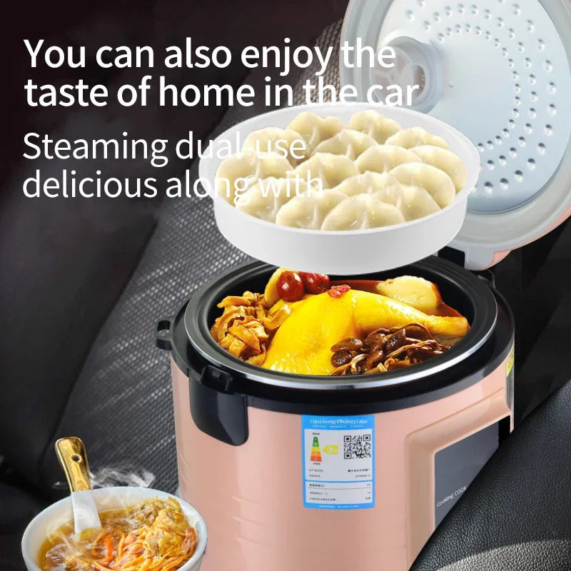 3L large capacity 24V car rice cooker suitable for trucks and vans