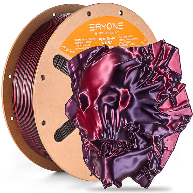 ERYONE New Arrival Hyper Speed Silk PLA Dual Color Filament High Quality 1KG 1.75mm Diamete Filament For 3D Printer Fast Ship
