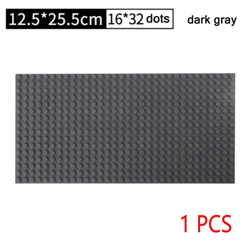 Baseplate 32x32 16X32 Dots Classic Brick Plate Building Blocks DIY Constructor Parts Baseplates Compatible Brands City Friends
