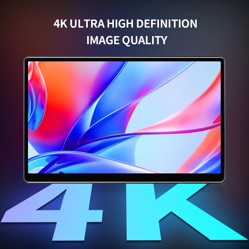 15.6 inch Touch Portable Monitor for PC 4K UHD 3840X2160 Laptop Extra Screen Display Xbox PS4 Switch Gaming Monitor