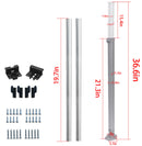 54CM-93cm camper folding telescopic table legs with two 50cm crossbars, adjustable table legs telescoping legs rv table legs