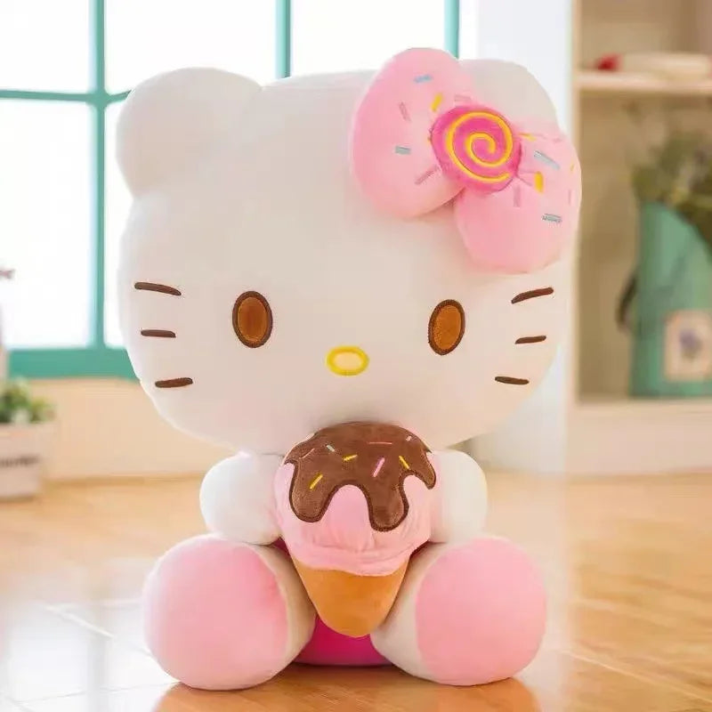 Sanrio Hello Kitty Kuromi Melody Cinnamoroll Stuffed Toys Kawaii Baby Gifts Christmas Stuffed Toys Children Dolls for Kids