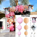 Cow Balloons Garland Arch Kit Cowboy Cowgirl Theme Party Decorations for Baby Shower Birthday Farm Western Theme Party Supplies