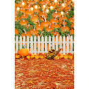 Autumn Landscape Backdrop Fall Forest Maple Fallen Leaves Nature Scenery Harvest Thanksgiving Portrait Photography Background