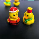 6 Kinds of Mini Christmas Ducks Home Decor Miniatures Xmas Duck Christmas Micro Landscape Desk Decorative Figurines