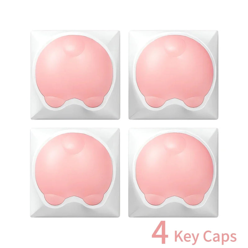 3D Cute Soft Cartoon Keycaps Replace for Cherry MX Gaming Mechanical Keyboard Keycap Keys Anime Custom Key Caps