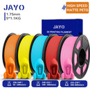 JAYO PETG 3D Filament 1.75MM High Speed PETG 3D Printer Filament 4Rolls High Flow Speedy Matte Effect 3D Printing Mateials