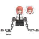 Chainsaws Man Denji Pochita Makima Power Movies Anime Building Blocks Mini Action Figures Bricks DIY Toys gifts for Children