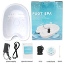 Electric Ionic Detox Foot Bath Massage Machine with Basin Foot Massager Cleanse Anti Stress Relief Whirlpool Foot Spa Bath Array